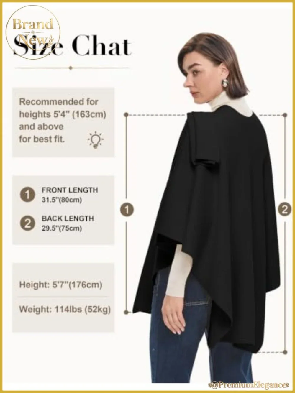 Womens Cross Front Poncho Shawl Wrap Elegant Wedding Formal Knit
